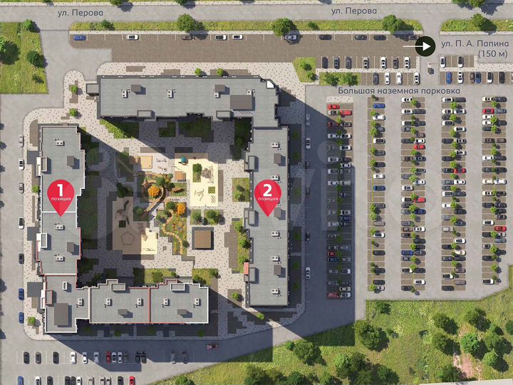 1-к. квартира, 47 м², 3/17 эт.