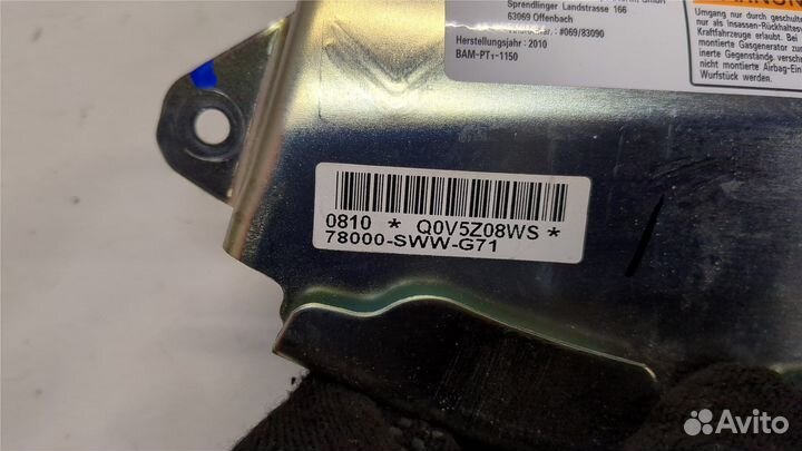 Подушка безопасности в сиденье Honda CR-V, 2010