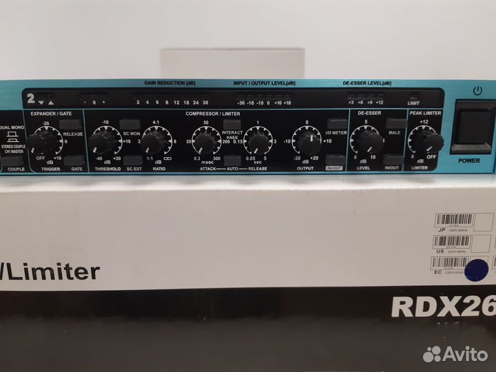 Roxy RDX 2600 компрессор, лимитер, гейт, экспандер