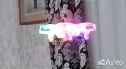 Квадрокоптер mini Дрон светящийся на пульте