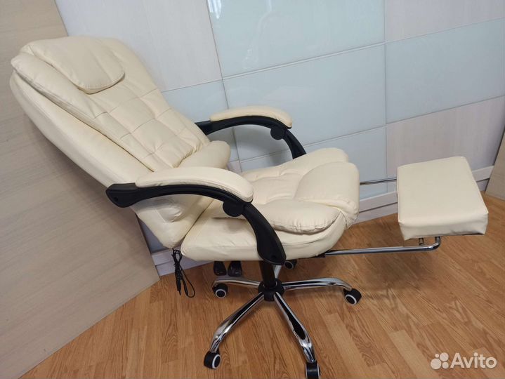Кожаное кресло с функцией массажа доставка беспл