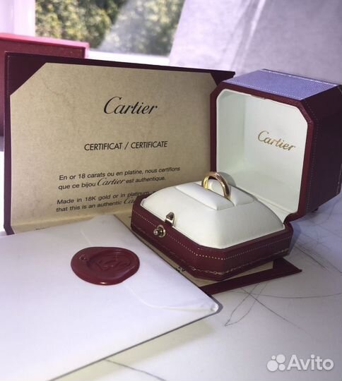 Cartier кольцо оригинал