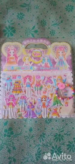 Объемные наклейки аниме