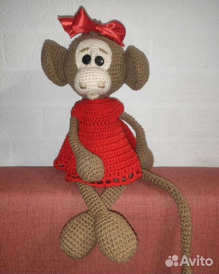 Зайка, лисенок, обезьянка ручной работы