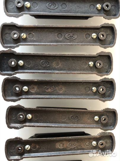 Мебельная фурнитура ручки СССР латунь