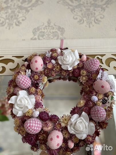Пасхальные венки, композиции на пасху