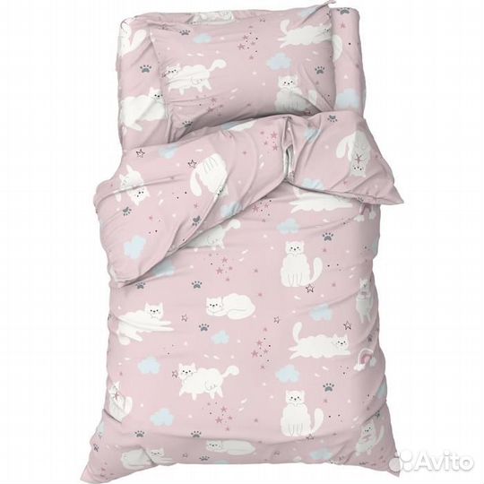 Постельное белье 'Этель' 1,5 сп Sweet cats 143х215