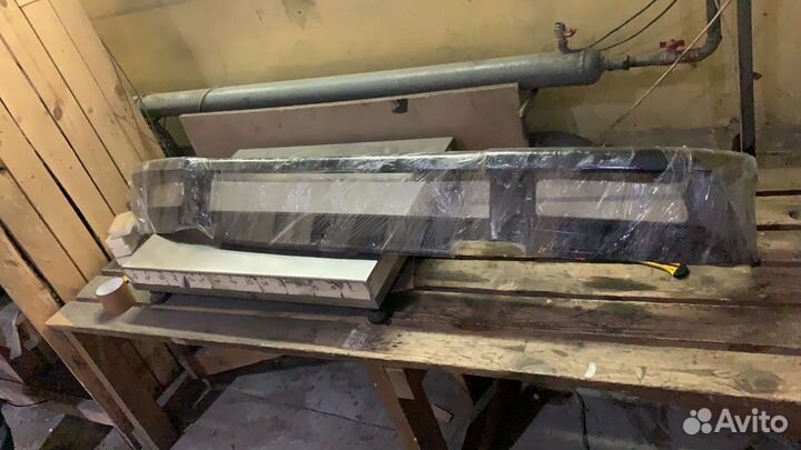 Юбка переднего бампера Mitsubishi Pajero 4