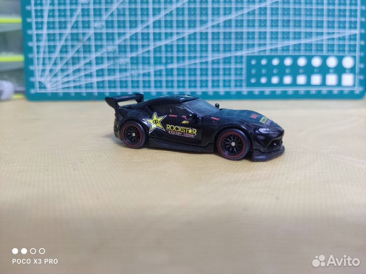 Custom Toyota gr supra rockstar hot wheels