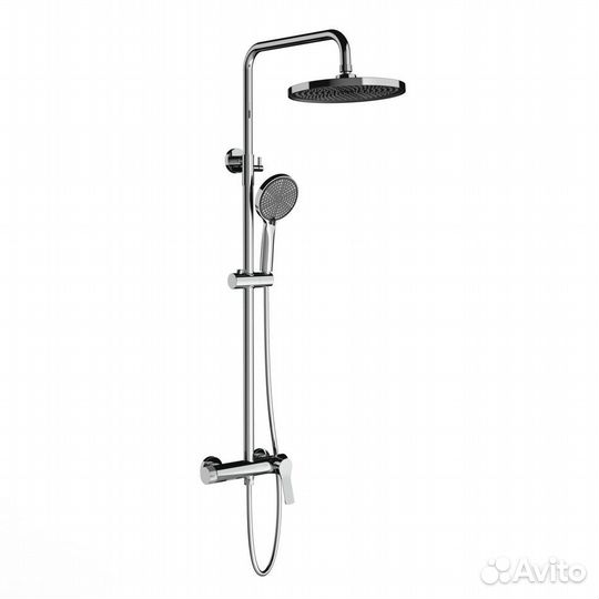 Душ. система хром 225мм смесит. Vincea Arco vsfs