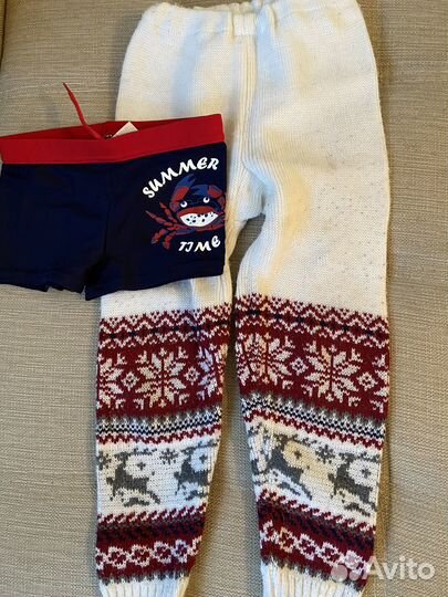 Одежда пакетом на мальчика 110-122