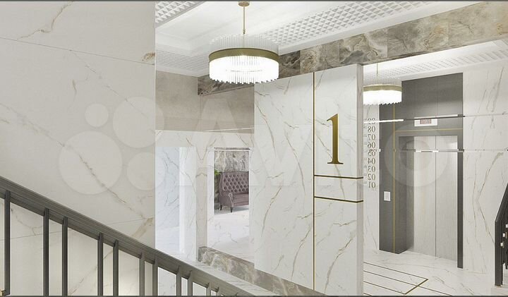 2-к. квартира, 71,5 м², 1/9 эт.