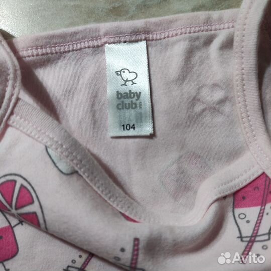 Боди для девочки 104 baby club