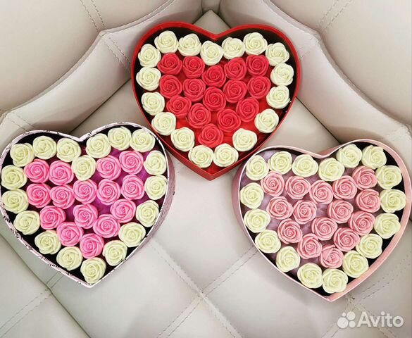 Розы из шоколада