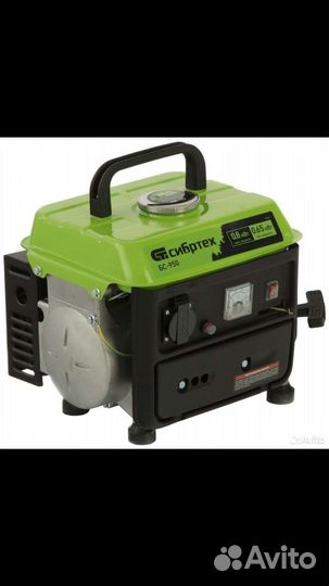 Генератор бензиновый Сибртех бс-950 (0.8 кВт)