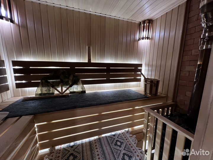 Баня с бассейном