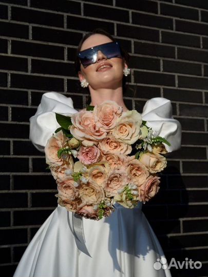 Букет невесты из живых цветов