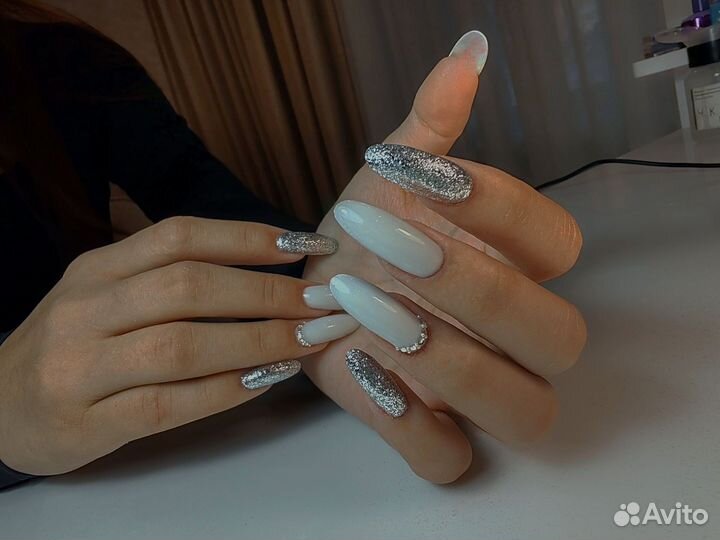 Наращивание,маникюр +покрытие гель-лак