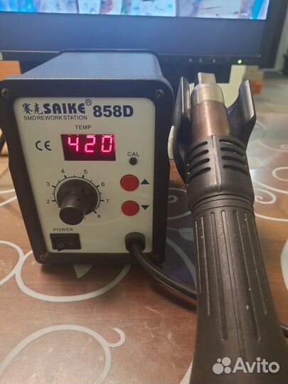 Термовоздушная паяльная станция saike 858D
