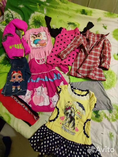 Одежда для девочки пакетом 110 116