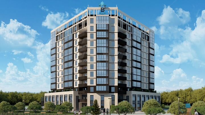 1-к. квартира, 36,3 м², 8/12 эт.