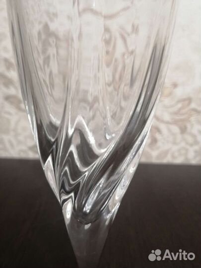 Фужер, бокал для шампанского, богемское стекло