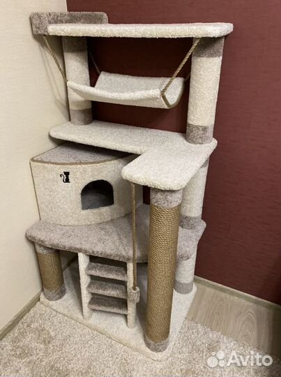 Домик - когтеточка, лежанка для котов(кошек) новый