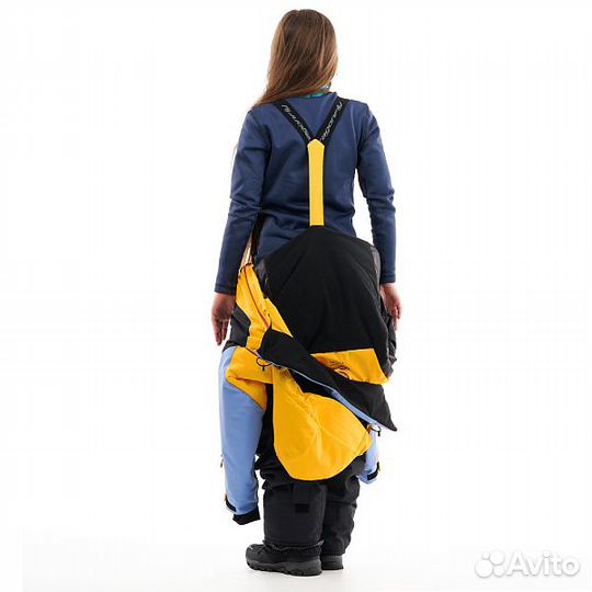 Зимний утеплен комбинезон DF Jun Yell-Blue 152-158