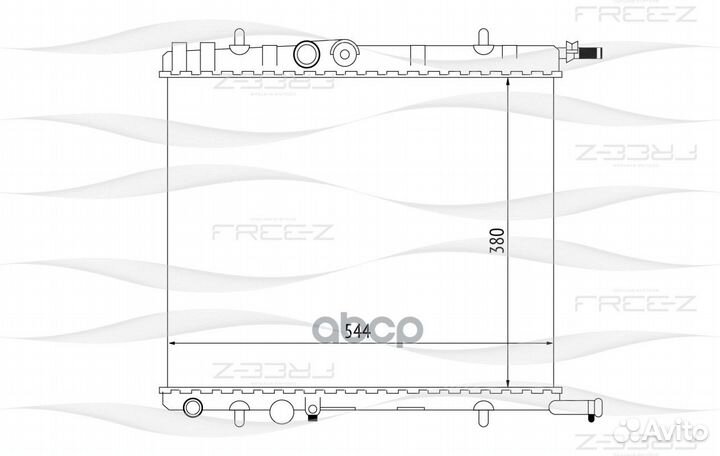 Радиатор KK0173 free-Z