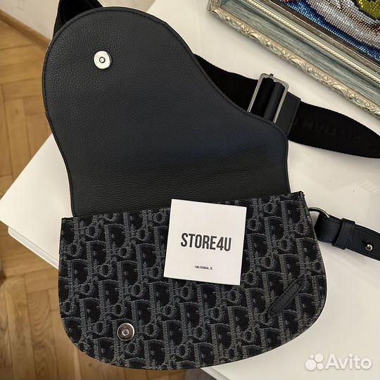 Сумка Dior Saddle Oblique оригинал