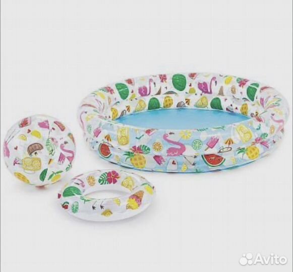 Детский надувной бассейн новый