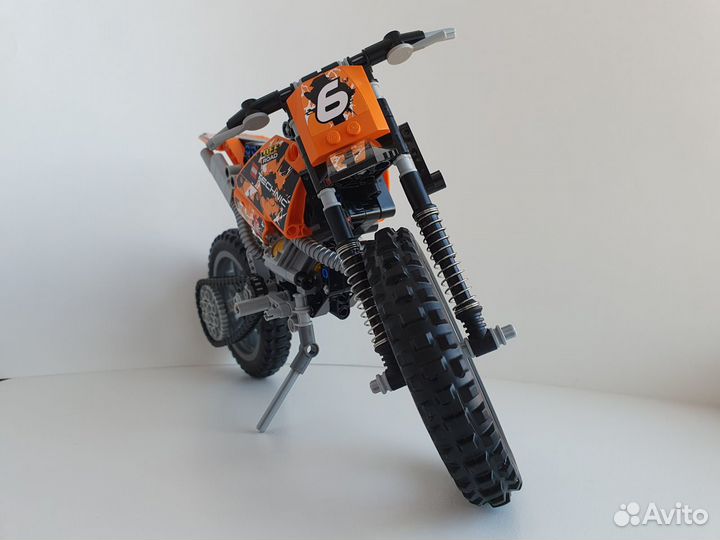 Lego Technic 42007 Кроссовый мотоцикл 2 в 1