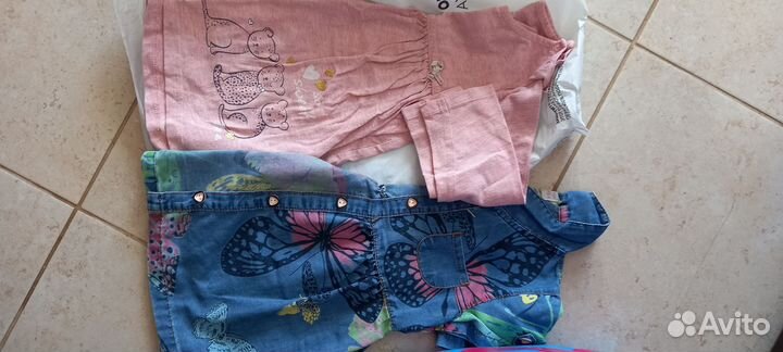 Мешок фирменных вещей и обуви на девочку