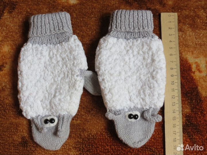 Варежки ручной работы