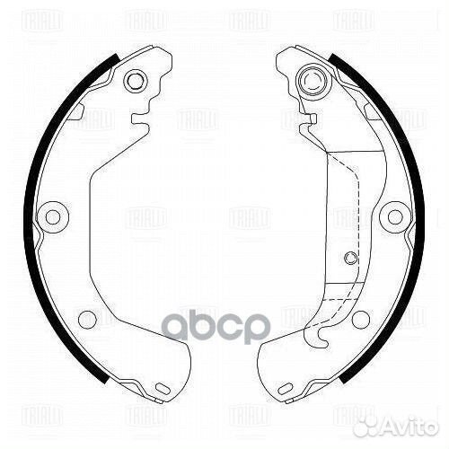 Колодки торм. для а/м Chevrolet Aveo T300 (11)
