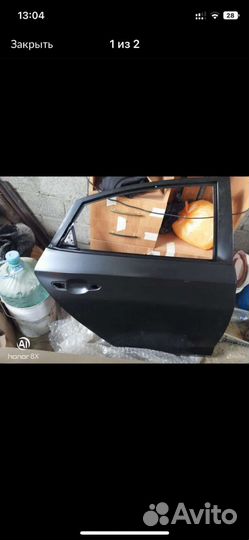 Задняя дверь на хендай салярис