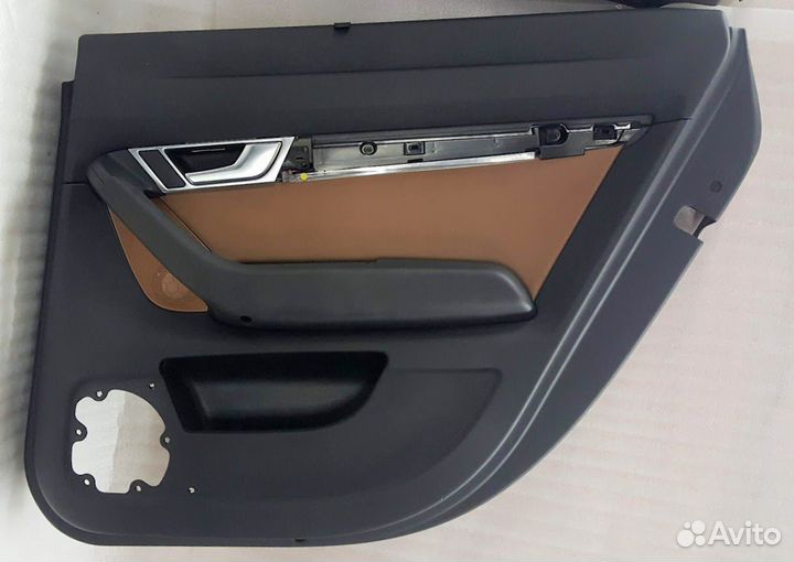 Обшивка двери Audi A6 C6 (задняя) с подсветкой