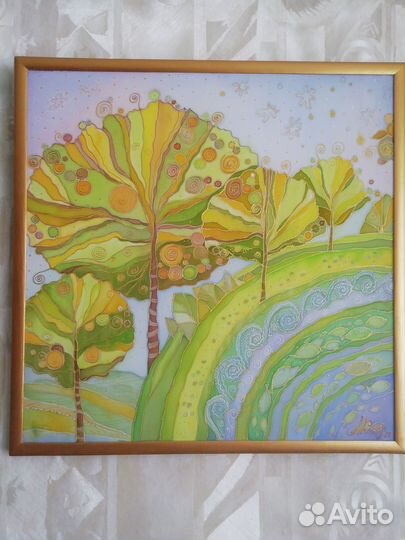 Интерьерные картины. Батик. Акрил