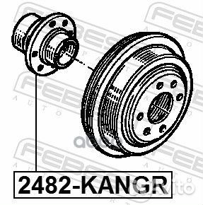 2482-kangr к-кт подшипника задн. Renault Kango