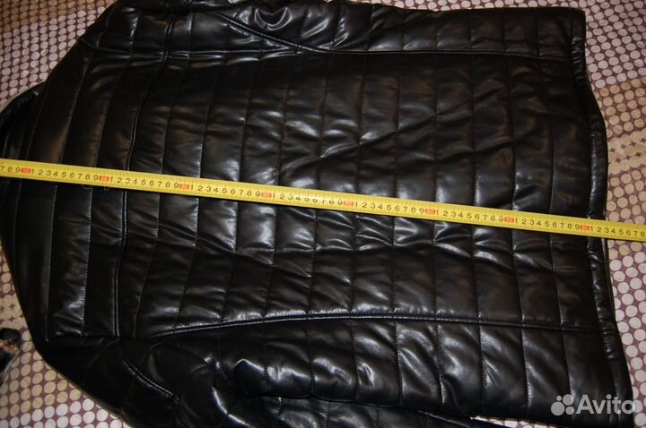 Кожаная куртка-дублёнка 