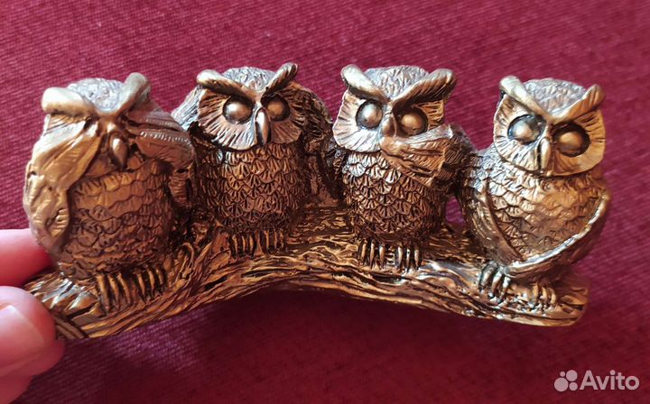 Статуэтка сова / рыба