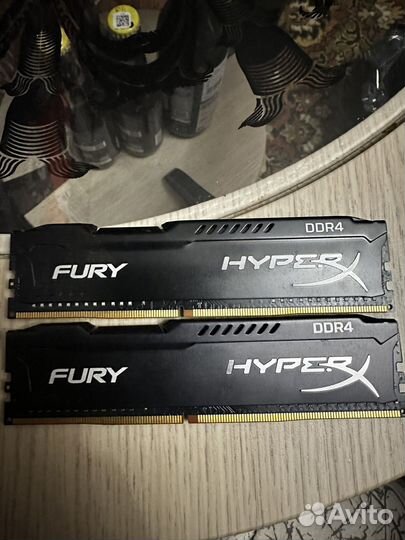 Оперативная память ddr4 hyperx fury 16gb