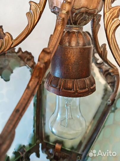 Люстра Фонарь потолочная Мценское литье СССР