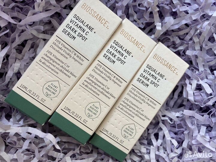 Biossance Squalane Vit C Rose, масло, сыворотки