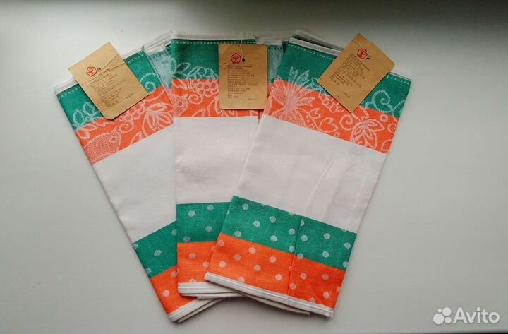 Новые льняные полотенца СССР
