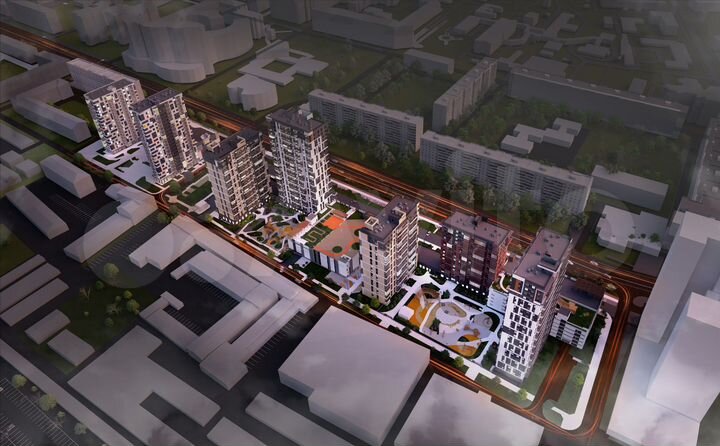 3-к. квартира, 88 м², 2/15 эт.