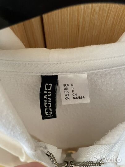 Укороченное зип худи