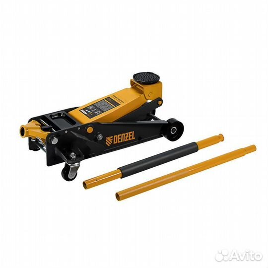 Домкрат подкатной 3 т, 135-480 мм Denzel 51138