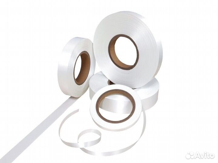 Сатиновая (атласная) лента 30х200/76 белая