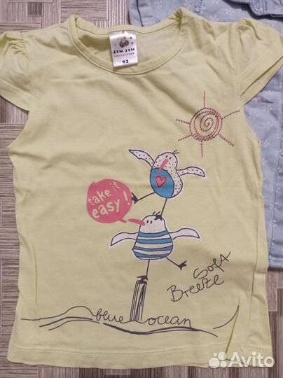 Футболки и рубашка для девочки